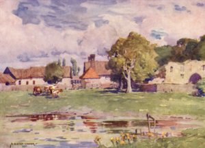 Abbey Farm, Thetford, Norfolk av Alfred Heaton Cooper