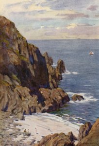The Kullen Rocks, Molle, on the Kattegatt av Alfred Heaton Cooper