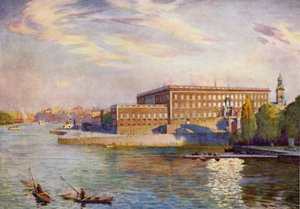 Kungliga slottet, Stockholm av Alfred Heaton Cooper