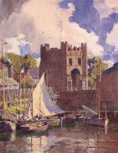 The South Gate, Kings Lynn, Norfolk av Alfred Heaton Cooper