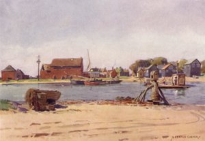 Walberswick Ferry, Suffolk av Alfred Heaton Cooper