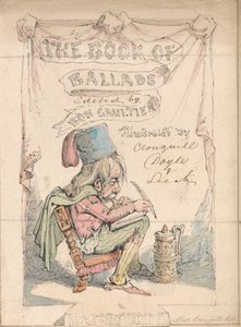 Original frontispice för "Book of Ballads" (Bon Gaultier) av Alfred Henry Forrester