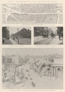 Utvidgningen av Piccadilly av Alfred Hugh Fisher