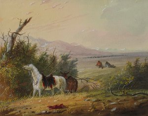 På väg mot Buffalo av Alfred Jacob Miller