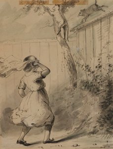 Carrie och katterna av Alfred Jacob Miller
