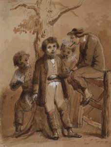 Berusade Sam av Alfred Jacob Miller