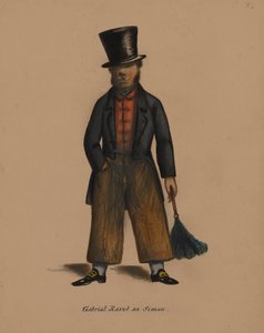 Gabriel Ravel som Simon av Alfred Jacob Miller