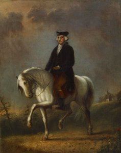 George Washington i Mount Vernon av Alfred Jacob Miller
