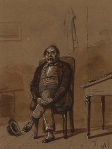 Aldrig lycklig, utom när jag är olycklig av Alfred Jacob Miller