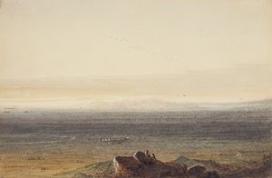 Prairie, c.1837 (penna, akvarell och gouache på papper) av Alfred Jacob Miller