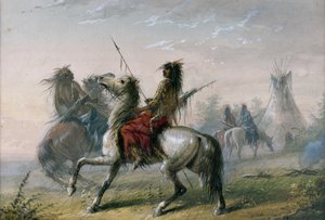 Snakeindianer av Alfred Jacob Miller