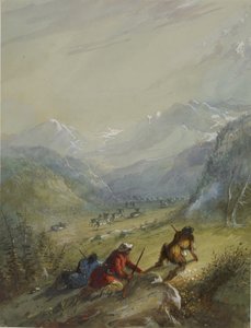 Argali - bergsfår av Alfred Jacob Miller