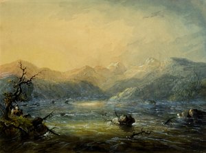 Bergsströmmen av Alfred Jacob Miller