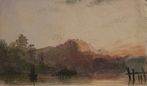 Utsikt över ett berg av Alfred Jacob Miller