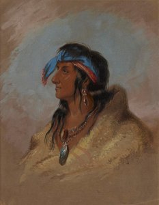 White Plume av Alfred Jacob Miller