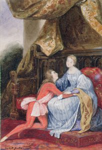 Hövlig kärlek, ca 1830 (gouache på papper)