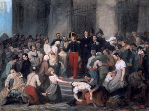 Hertigen av Orleans ..Under koleraepidemin, c1830