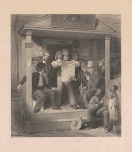 Mexikanska nyheter av Alfred Jones, after Richard Caton Woodville