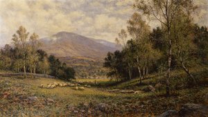 Nära Betws-Y Coed (olja på duk)