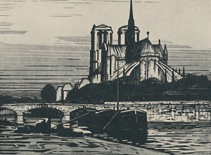 "Notre Dame de Paris", 1919 av Alfred Latour