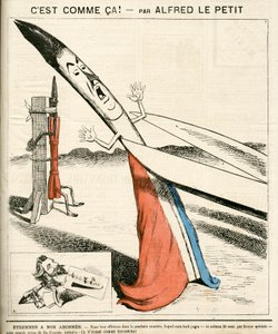 Omslag till "" Le Grelot"", nummer 142, Satirical in Colors av Alfred Le Petit