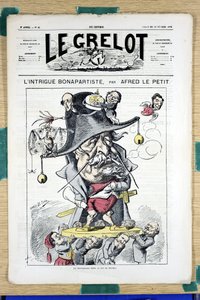 Omslag till "" Le Grelot"", nummer 45, Satirical in Colors av Alfred Le Petit