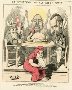 Omslag till "" Le Grelot "", nummer 47, Satirique en Couleurs av Alfred Le Petit