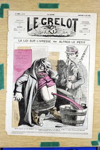Omslag till ""Le Grelot"", nummer 58, Satirical in Colors av Alfred Le Petit