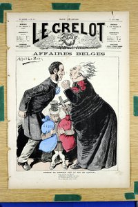 Omslag till ""Le Grelot"", nummer 697, Satirical in Colors av Alfred Le Petit