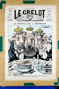 Omslag till "" The Grelot"", Satirical in Colors av Alfred Le Petit
