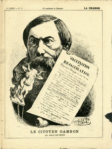 Illustration av Alfred Le Pete (1841-1909) i La Charge (1870), nr 11 av Alfred Le Petit