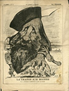 Illustration av Alfred Le Pete (1841-1909) i La Charge (1870), nr 12 av Alfred Le Petit