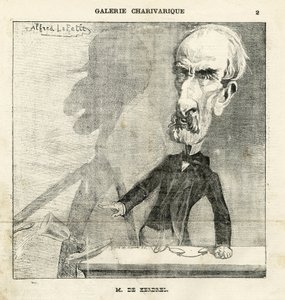 Illustration av Alfred Le Pete (1841-1909) i Le Charivari av Alfred Le Petit