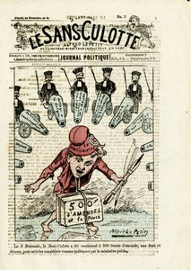 Illustration till omslaget till Le Sans-culotte, nr 7
