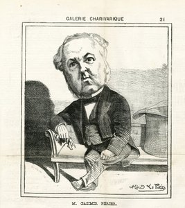 Illustration i Le Charivari av Alfred Le Petit