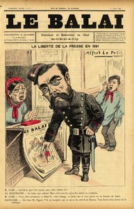 Illustration av Alfred Le Pepetit (1841-1909) för omslaget till Le Bai, nr 6 av Alfred Le Petit