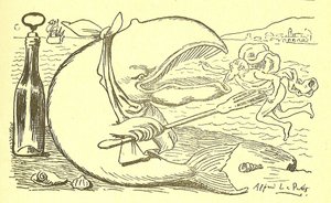Illustration av Alfred Le Pete (1841-1909) i Gros-Jean och hans botemedel av Alfred Le Petit