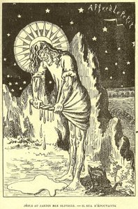 Illustration av Alfred Le Pete (1841-1909) i Gros-Jean och hans församling av Alfred Le Petit