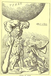 Illustration av Alfred Le Pete (1841-1909) i Gros-Jean och hans församling av Alfred Le Petit