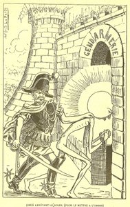 Illustration av Alfred Le Pete (1841-1909) i Gros-Jean et son kur av Alfred Le Petit