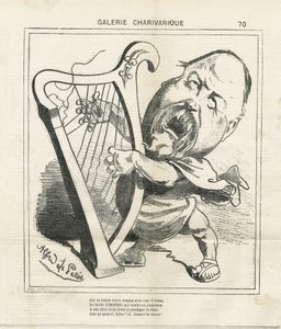 Illustration av Alfred Le Pete (1841-1909) i Le Charivari av Alfred Le Petit
