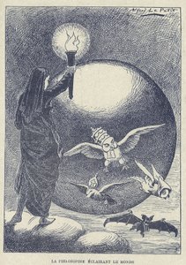 Illustration av Alfred Le Petit (1841-1909) i Grosjean och hans botemedel av Alfred Le Petit