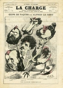 Illustration av Alfred Le Petité (1841-1909) i The Charge (1870) av Alfred Le Petit