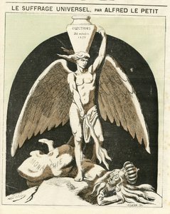 Illustration av Alfred Le Petity (1841-1909) för omslaget till Le Grelot av Alfred Le Petit
