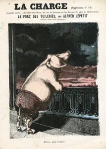 The Charge (1870), nummer 15, Satirical in Color av Alfred Le Petit