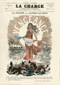The Charge (1870), nummer 18, Satirical in Color av Alfred Le Petit