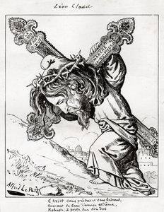 karikatyr av Leon Cladel, ca 1875-80 (gravyr) av Alfred Le Petit