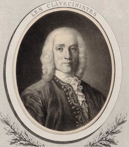 Porträtt av kompositören Domenico Scarlatti 1685-1757, ca. 1850.
