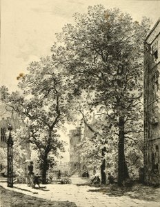 Fountain Court, Temple (etsning)