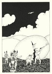 Lucians sanna historia: Halcyons ägg (gravyr)
